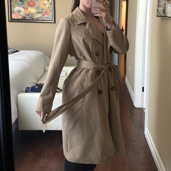 Reitmans Jackets & Blazers - Classic Beige Trench Coat with Belt